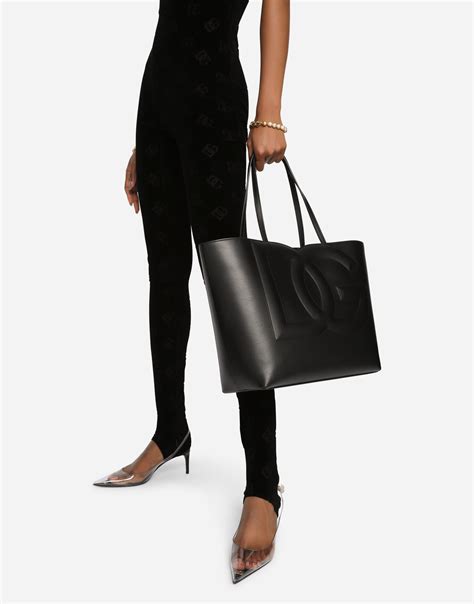 dg medium calfskin shopper.